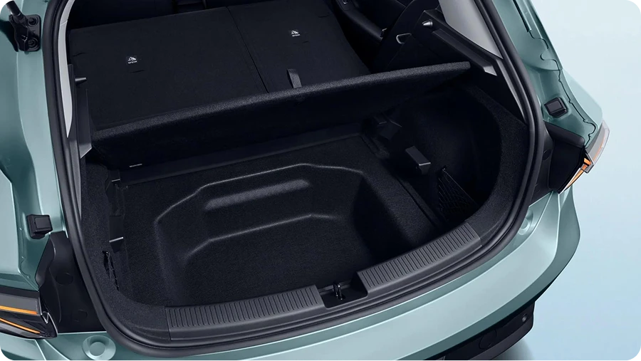 Maletero espacioso del MG4 EV Urban con doble fondo