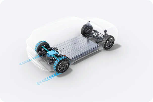 Plataforma modular del vehículo con batería