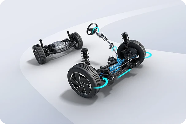 Suspensión trasera de cinco brazos