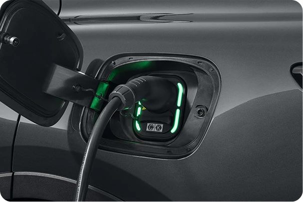 Puerto de carga del vehículo conectado