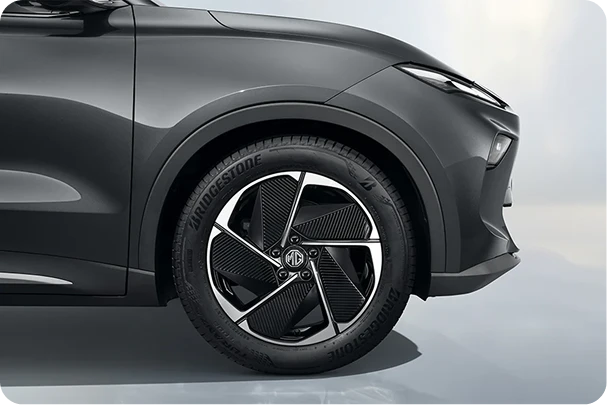 Detalle de la rueda aerodinámica